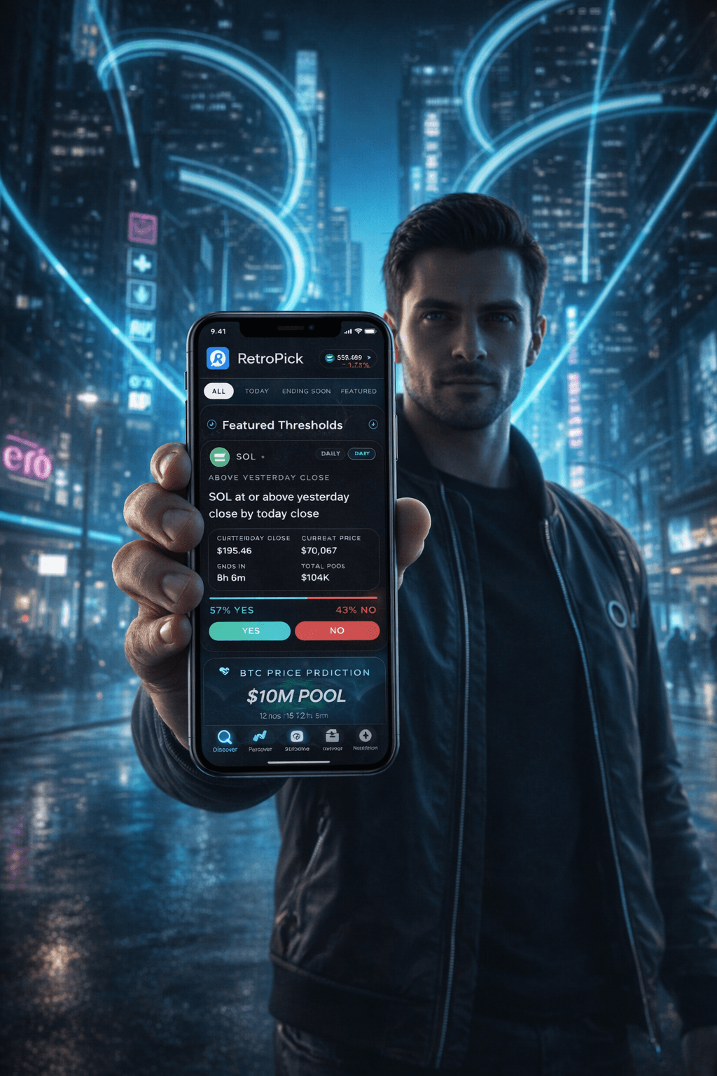 Person using RetroPick