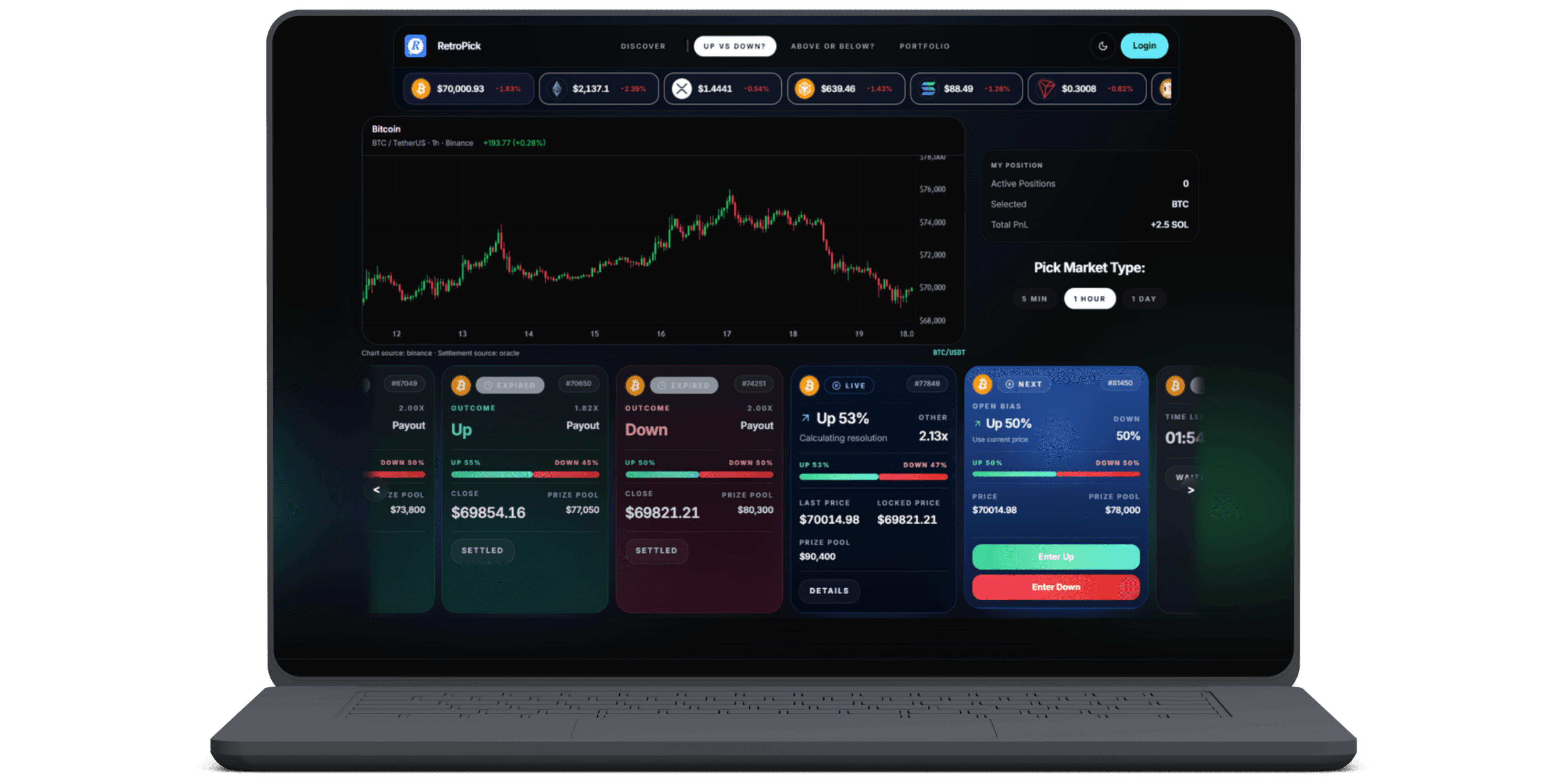 RetroPick desktop interface